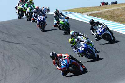 Kevin Wahr (19) hatte bedeutend mehr Fahrer hinter als vor sich