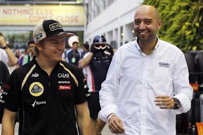 Kimi Räikkönen und Gerard Lopez