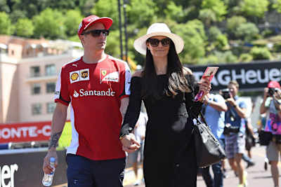 Vorfreude aufs Familienglück: Kimi Räikkönen und Freundin Minttu Virtanen in Abu Dhabi