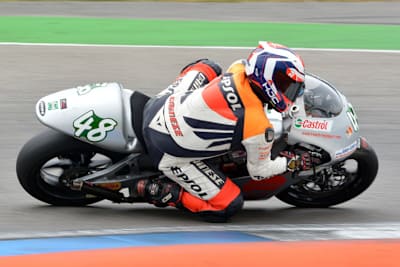 Frank Koch mit seiner 250ccm-Zweitakt-Honda