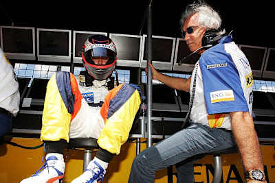 Heikki Kovalainen und Flavio Briatore zu gemeinsamen Renault-Tagen