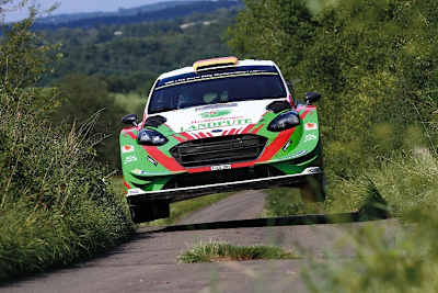 Armin Kremer beim Test im Ford Fiesta WRC