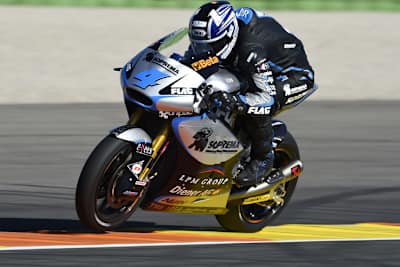 Randy Krummenacher in Valencia auf der Kalex des JiR-Teams