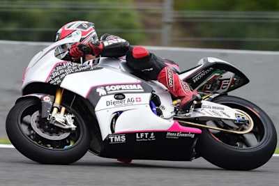 Randy Krummenacher beim Moto2-Test mit JiR in Jerez