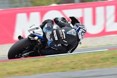 Randy Krummenacher hatte große Probleme mit dem Hinterreifen