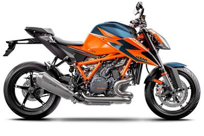 Die KTM 1290 Super Duke R MY2020