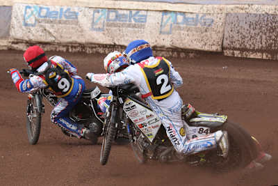 Martin Smolinski hinter Matej Kus und Przemyslaw Pawlicki 