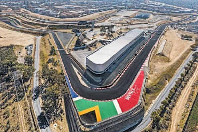 In Kyalami wurde alles neu gestaltet