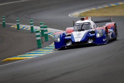 Der hübsche BR01 beim Auftritt in Le Mans
