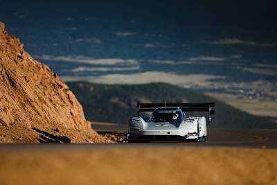 Der I.D. R Pikes Peak beim Test 