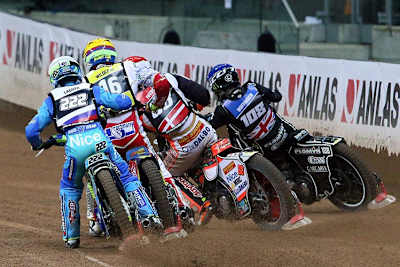 Im Finale: Madsen, Laguta, Smektala und Lindbäck (v.l.)