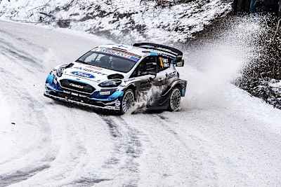 Esapekka Lappi im Drift zum vierten Platz