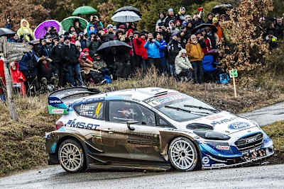 Esapekka Lappi fuhr bei der Ford-Premiere auf P4