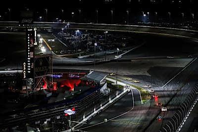 Bei den 24 Stunden von Daytona ist ordentlich was los 