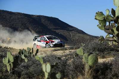 Jari-Matti war auf Platz acht der beste Toyota-Pilot