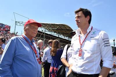 Toto Wolff und Niki Lauda