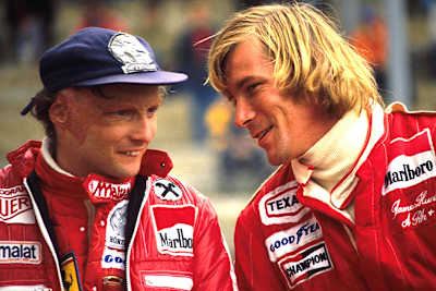 Niki Lauda und James Hunt