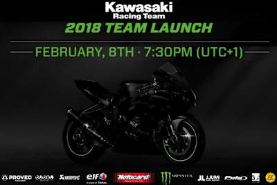 Die Kawasaki-Teampräsentation wird bei Facebook übertragen
