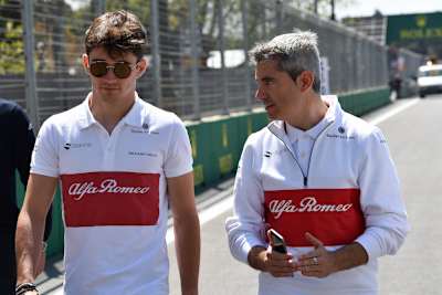 Charles Leclerc und Xevi Pujolar