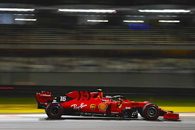Charles Leclerc in Abu Dhabi
