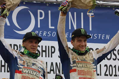 Letzter gemeinsamer Auftritt: Etienne Bax/Kaspars Stupelis waren beim Nationencross das erfolgreichste Gespann