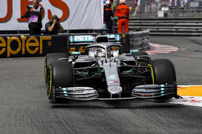 Lewis Hamilton hatte auch im zweiten Monaco-Training die Nase vorn