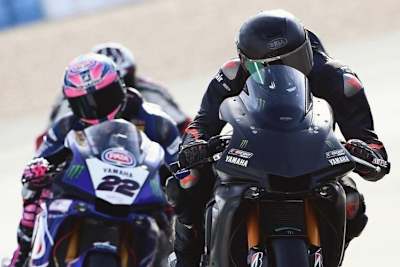 Lewis Hamilton testete in Jerez eine Superbike-Yamaha 