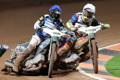 Fredrik Lindgren (li.) zeigte im Grand Prix gute Leistungen