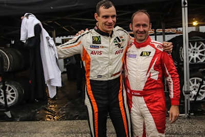 Janis Baumanis (li.) und Manfred Stohl