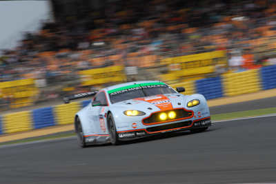 Aston Martin hielt sich am Testtag sehr zurück