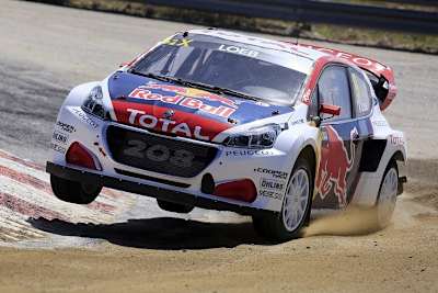 Sébastien Loeb im Peugeot 208 WRX in Portugal