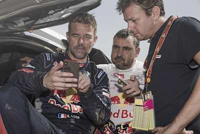 Sebastien Loeb (li.) und Daniel Elena
