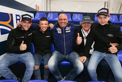 Das neue Team: Siméon, Loi, Romero, Rodríguez, Baltus