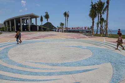 Kuta Lombok, Indonesien: In dieser Gegend am Strand von Mandalika wird der GP-Circuit gebaut