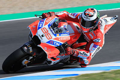 Jorge Lorenzo auf der Ducati Desmosedici