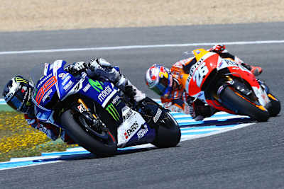 Jerez-GP am Sonntag: Jorge Lorenzo vor Dani Pedrosa