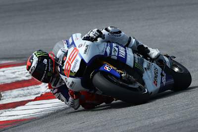 Joge Lorenzo heute beim ersten Sepang-Test