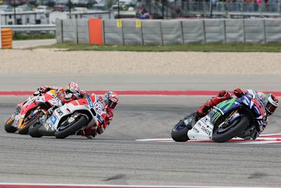 In Texas: Jorge Lorenzo im Rennen vor Dovizioso (Ducati) und Pedrosa