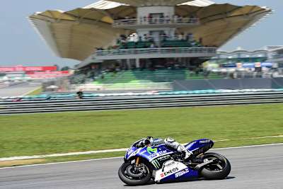 Jorge Lorenzo heute beim Malaysia-GP auf der Yamaha
