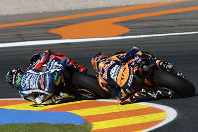 Jorge Lorenzo hatte im ersten MotoGP-Training von Valencia die Nase vorne