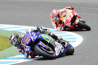2015: Jorge Lorenzo vor Honda-Star Marc Márquez