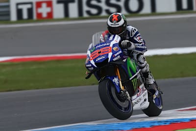 Jorge Lorenzo büsste auch im Trockenen am Freitag 0,4 sec ein