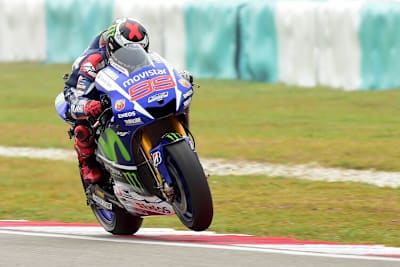 Jorge Lorenzo im Warm-up zum GP von Malaysia