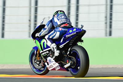 Jorge Lorenzo beim Valencia-GP 2015