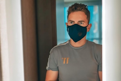 Jorge Lorenzo mit Dr. Xavier Mir