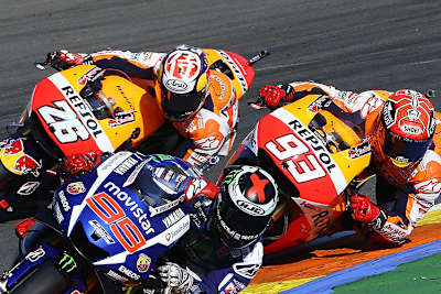 In der MotoGP-WM sind Lorenzo, Márquez und Pedrosa stark, kann Rossi dagegenhalten?