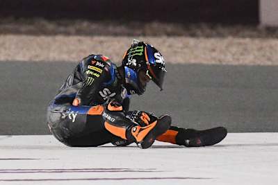 Luca Marini stürzte auf den letzten Metern