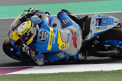 Tom Lüthi auf der MotoGP-Honda in Katar