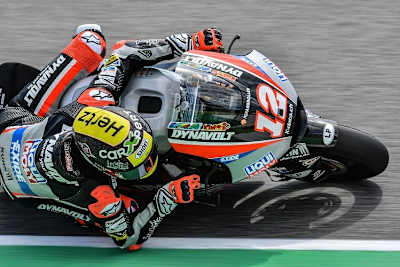 Tom Lüthi ist in Mugello vorne dabei