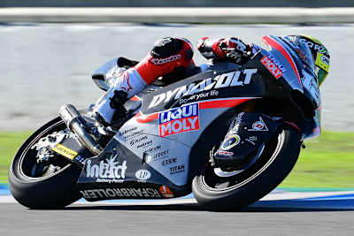 Tom Lüthi beim Moto2-Test in Jerez 2018